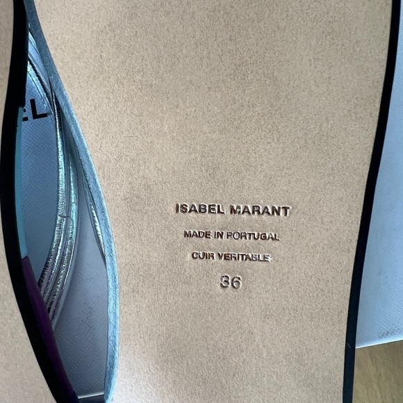 Isabel Marant Ecksa Thong Flip Flops - Picture 7 of 14